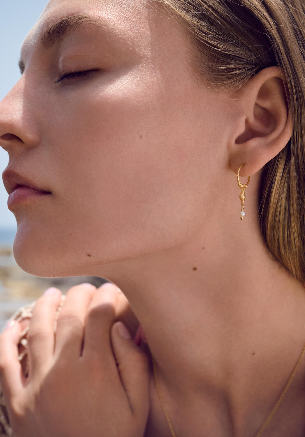 Ophelia hoops - forgyldt